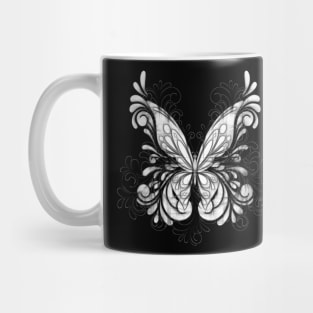 Elegant Butterfly Sketch Mug